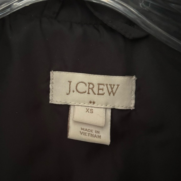 Black quilted jcrew vest - Picture 4 of 4